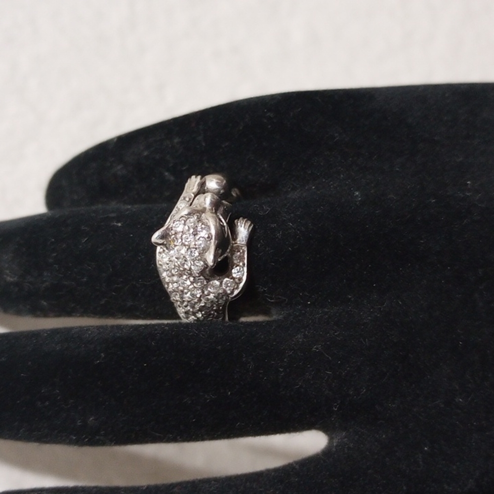 925 Cat Ring - image 3